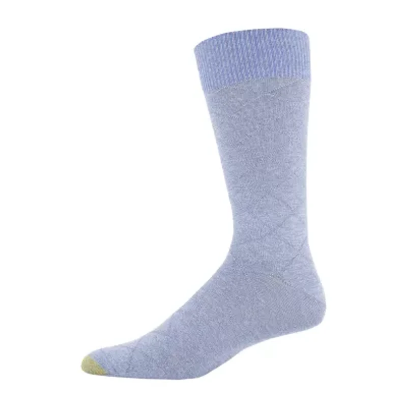 Gold Toe Campbell Mens 6 Pair Crew Socks