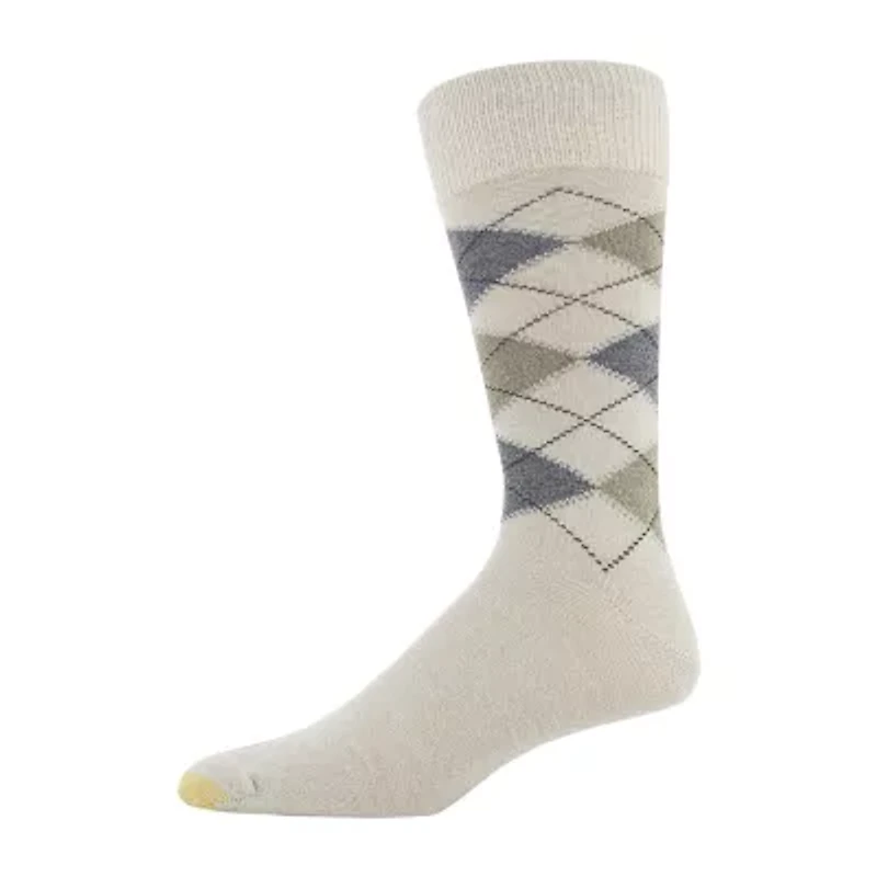 Gold Toe Campbell Mens 6 Pair Crew Socks