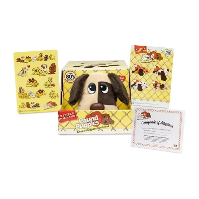 Retro Pound Puppies Classic Light Brown Stuffed Animal