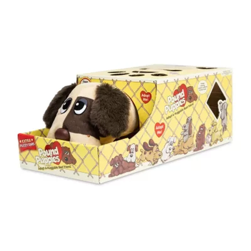 Retro Pound Puppies Classic Light Brown Stuffed Animal
