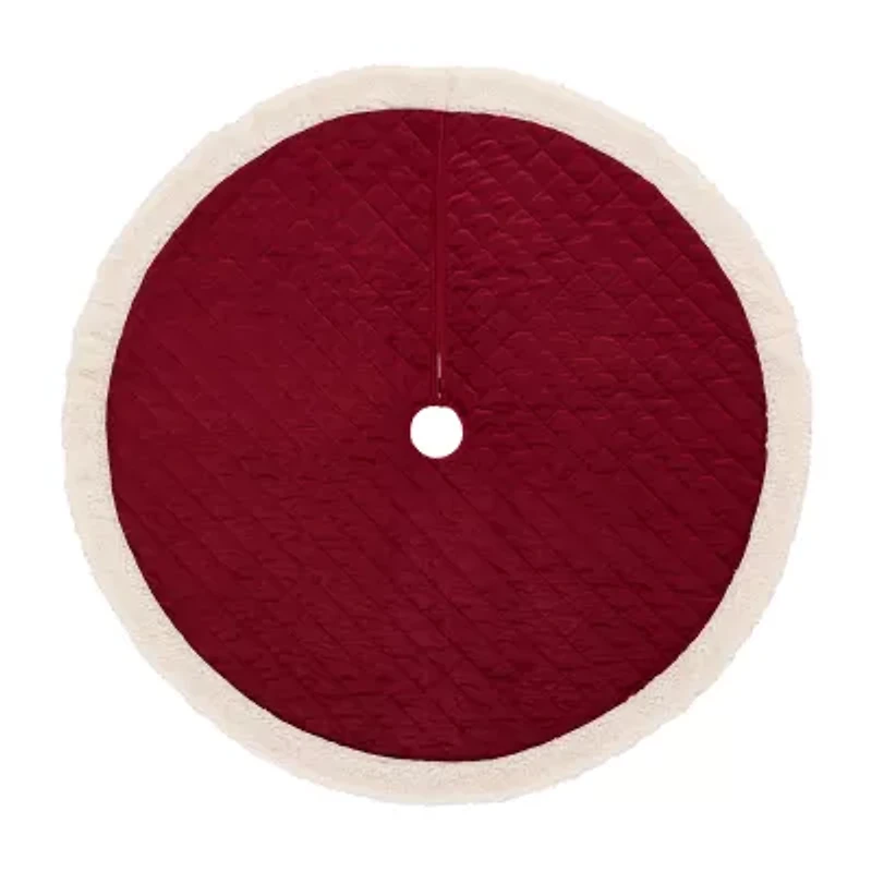 Queen Street Cozy Sherpa Quilted Indoor Tree Skirt
