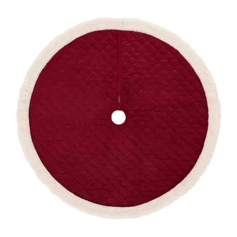 Queen Street Cozy Sherpa Quilted Indoor Tree Skirt