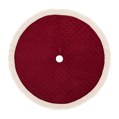 Queen Street Cozy Sherpa Quilted Indoor Tree Skirt