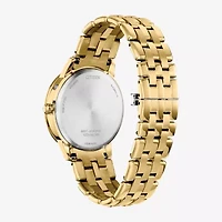 Citizen Calendrier Womens Gold Tone Stainless Steel Bracelet Watch Fd0002-57d