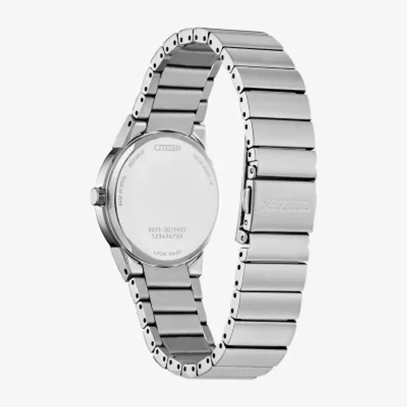Citizen Axiom Womens Silver Tone Stainless Steel Bracelet Watch Ew2670-53l