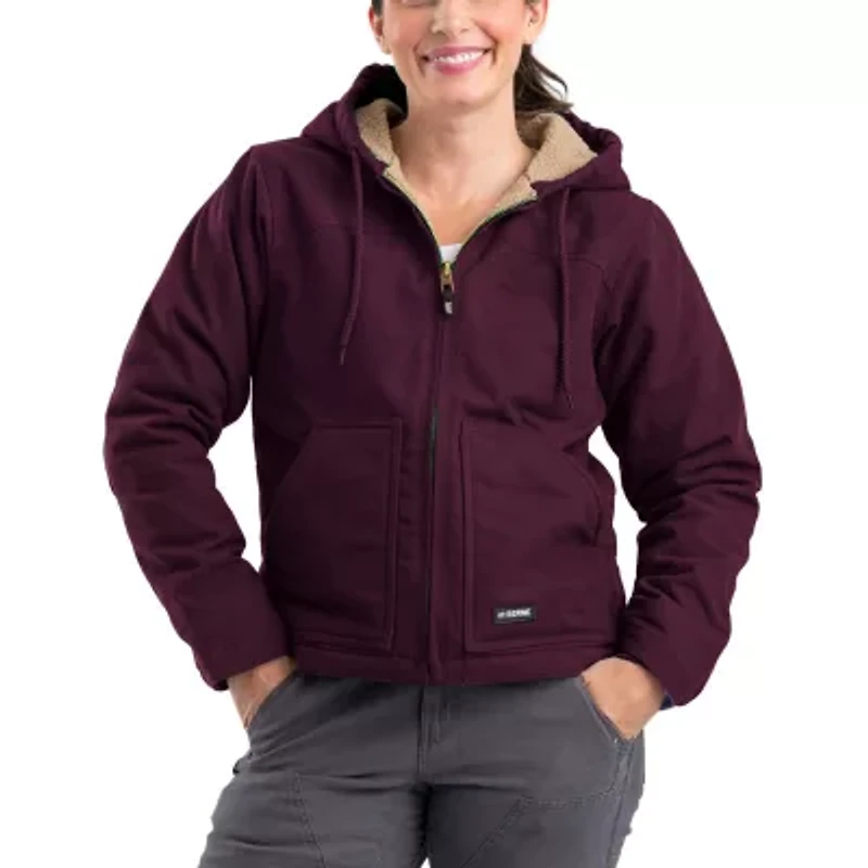Berne Softstone Hooded Womens Midweight Work Jacket