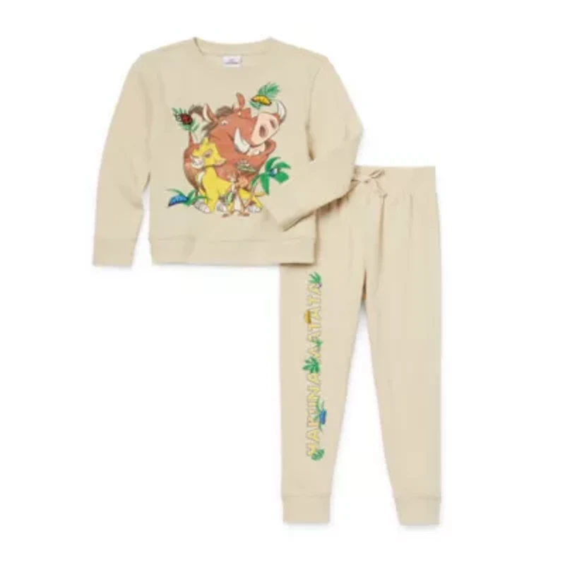 Disney Collection Little & Big Kid Boys 2-pc. The Lion King Pant Set