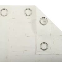 Stratford Park Brie Grommet Top Sheer Set of 2 Curtain Panel