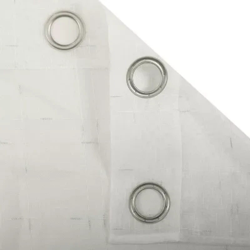 Stratford Park Brie Grommet Top Sheer Set of 2 Curtain Panel