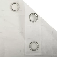 Stratford Park Brie Grommet Top Sheer Set of 2 Curtain Panel