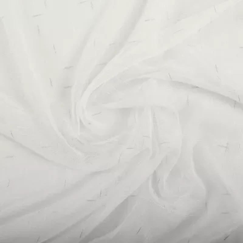 Stratford Park Brie Grommet Top Sheer Set of 2 Curtain Panel