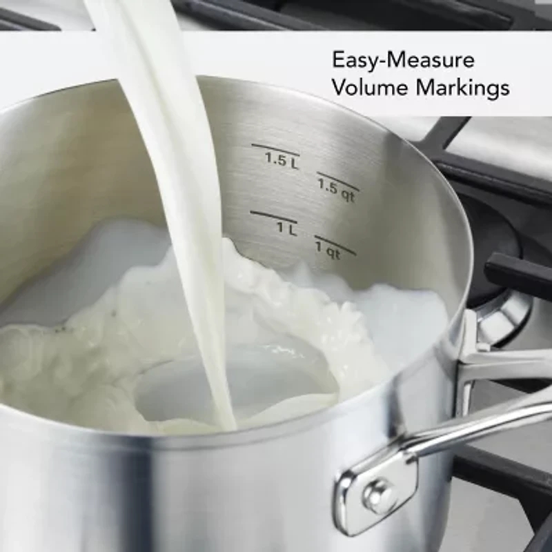 KitchenAid Stainless Steel 3-qt. Sauce Pan with Lid