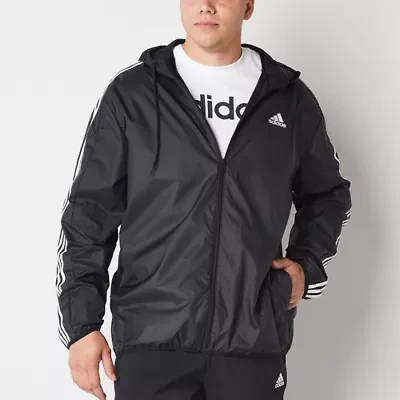 adidas Mens Lightweight Big and Tall Windbreaker