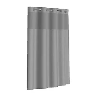 Hookless Herringbone Shower Curtain