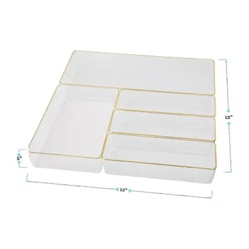 Martha Stewart 5 Pack Desk Organizers