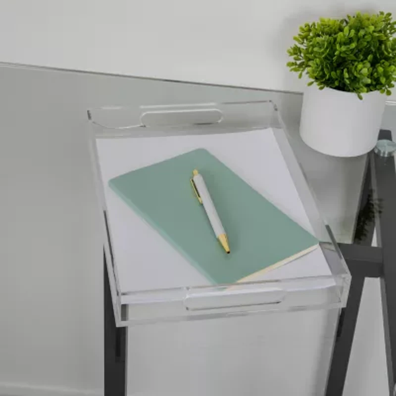 Martha Stewart 12X8 Clear Acrylic Desk Tray