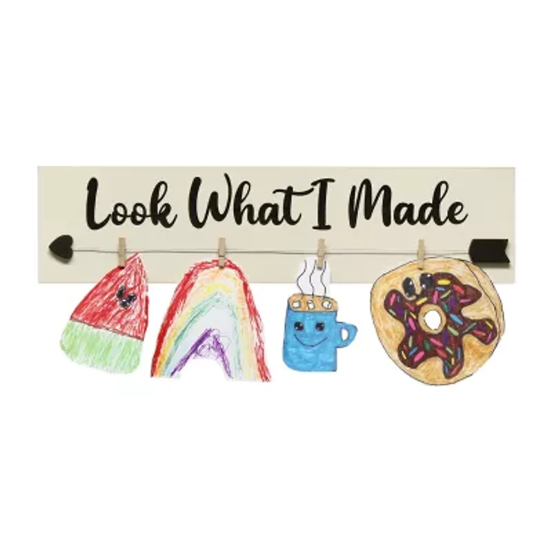 All the Rages Elegant Designs Decorix Wall Mounted 4-Opening Hanging Photo Display