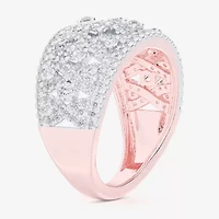G-H / Si1-Si2) Womens CT. T.W. Lab Grown White Diamond 10K Rose Gold Band