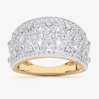 G-H / Si1-Si2) Womens CT. T.W. Lab Grown White Diamond 10K Gold Band