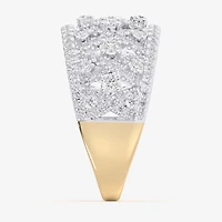 G-H / Si1-Si2) Womens CT. T.W. Lab Grown White Diamond 10K Gold Band