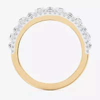 G-H / Si1-Si2) Womens CT. T.W. Lab Grown White Diamond 10K Gold Band
