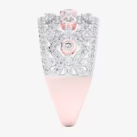 G-H / Si1-Si2) Womens CT. T.W. Lab Grown White Diamond 10K Rose Gold Band