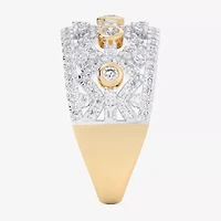 G-H / Si1-Si2) Womens / CT. T.W. Lab Grown White Diamond 10K Gold Band