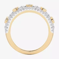 G-H / Si1-Si2) Womens / CT. T.W. Lab Grown White Diamond 10K Gold Band