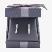 Womens 1/4 CT. T.W. Lab Grown White Diamond Sterling Silver Drop Earrings