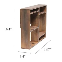 All the Rages Elegant Designs Bartow Wall Mounted Wine Rack