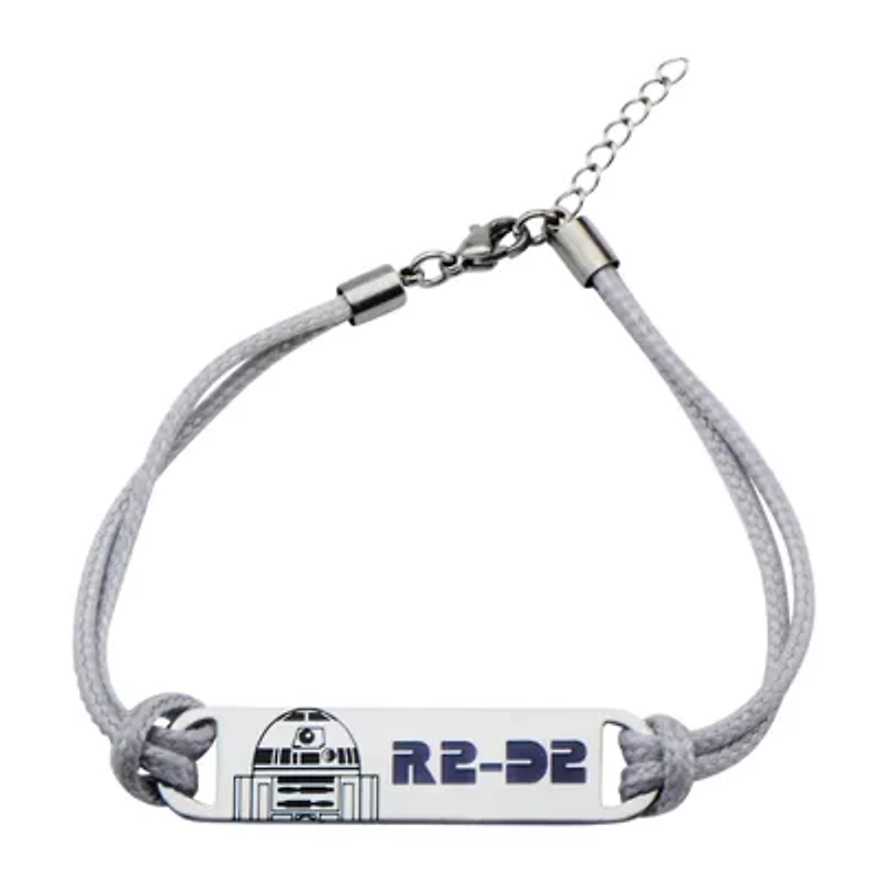 Star Wars® R2-D2 Mens ID Curb Chain Bracelet