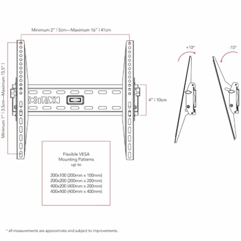 Corliving Tilting Flat-Panel TV Wall Mount
