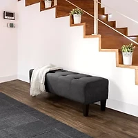 Rosewell Tufted Bench