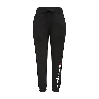 Champion Big Girls Jogger Mid Rise Cuffed Fleece Sweatpant