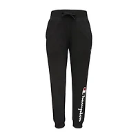 Champion Big Girls Jogger Mid Rise Cuffed Fleece Sweatpant