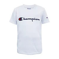 Champion Big Kid Boys Crew Neck Short Sleeve Regular Fit Graphic T-Shirt