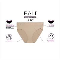 Bali Passion For Comfort Womens High Cut Panty Dfpc62
