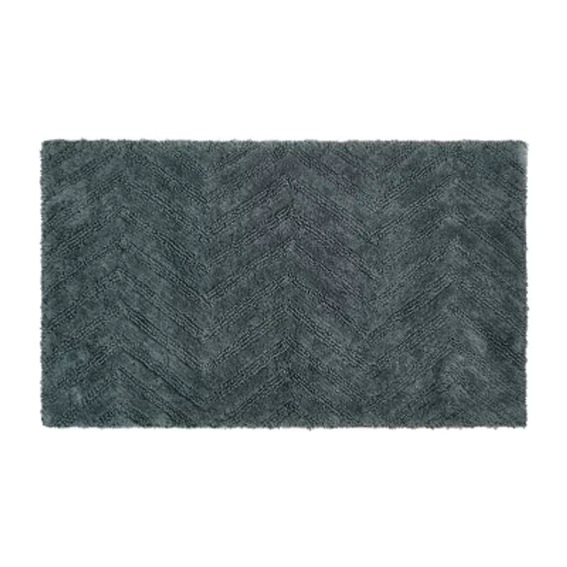 Fieldcrest Luxury Sculpted Reversible Bath Rug