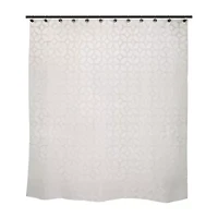 Kenney Geometric Shower Curtain Liner