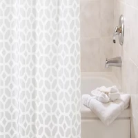 Kenney Geometric Shower Curtain Liner