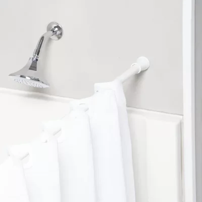 Kenney Twist & Fit No Tools Rust-Proof 42-72 IN Adjustable Tension Shower Curtain Rod