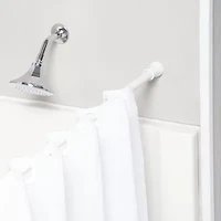 Kenney Twist & Fit No Tools Rust-Proof 42-72 IN Adjustable Tension Shower Curtain Rod