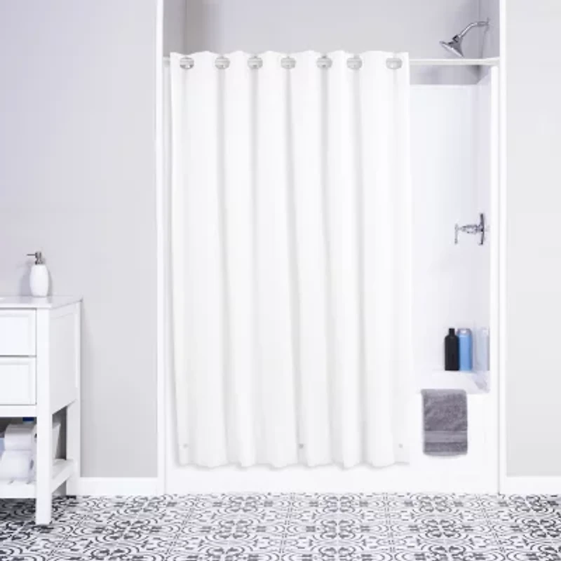 Kenney Twist & Fit No Tools Rust-Proof 42-72 IN Adjustable Tension Shower Curtain Rod