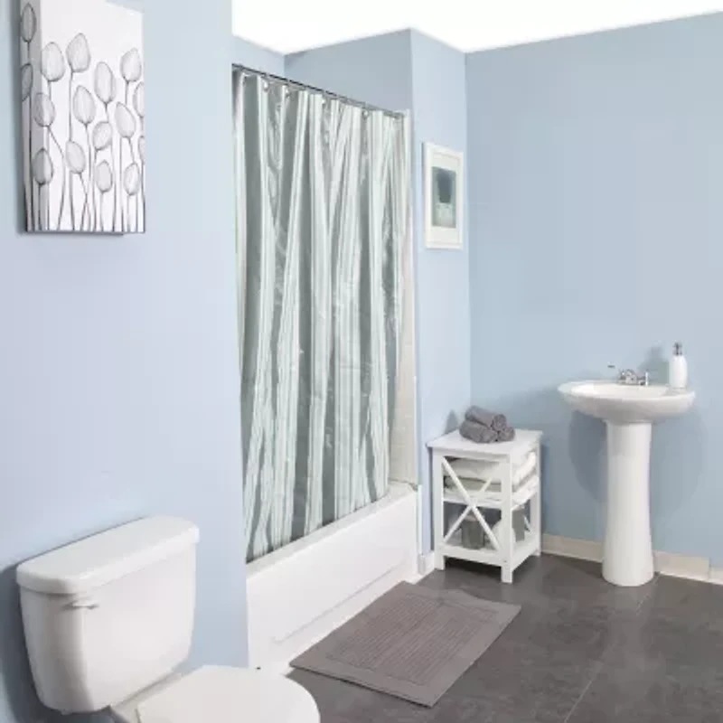 Kenney Striped Shower Curtain Liner