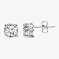 Tru Miracle 2 CT. T.W. Lab Grown White Diamond 14K Gold 6.7mm Round Stud Earrings