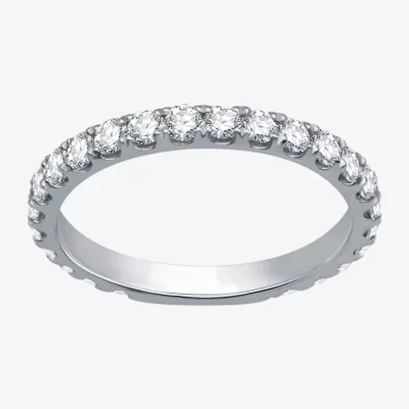 H-I / I1) Womens CT. T.W. Lab Grown White Diamond 10K Gold Wedding Band
