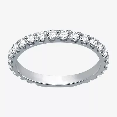 (H-I / I1) Womens 1 CT. T.W. Lab Grown White Diamond 10K Gold Wedding Band