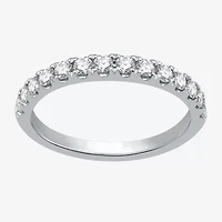 (H-I / I1) Womens 1/2 CT. T.W. Lab Grown White Diamond 10K Gold Wedding Band