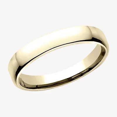 Unisex Adult 3.5MM 10K White Gold Wedding Band