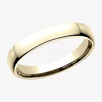 Unisex Adult 3.5MM 10K White Gold Wedding Band